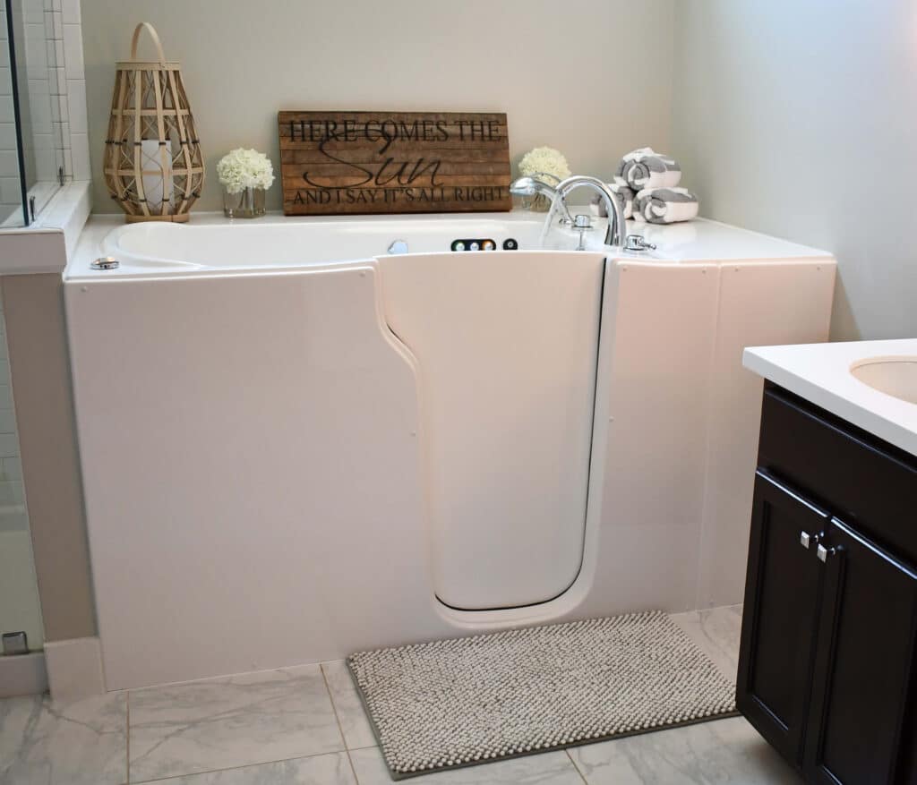 Fully Loaded Walk-In Bathtub-Installed